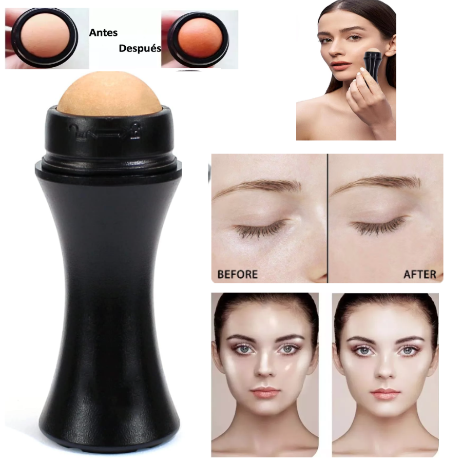 Rodillo Absorbente de grasitud Facial