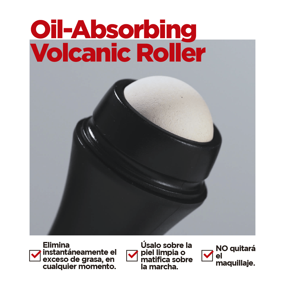 Rodillo Absorbente de grasitud Facial