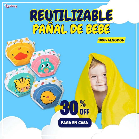 PAÑALES REUTILIZABLES X2